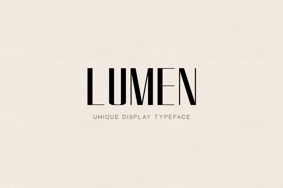 Пример шрифта Lumen #1
